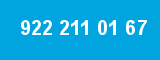 922 211 01 67 922 211 01 67